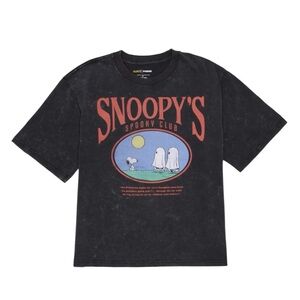 RSQ x Peanuts Snoopy’s Spooky Club Ghosts boxy tee - medium